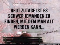 Heut zu Tage ist es schwer