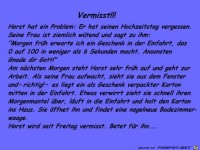 vermisst