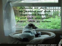 Zu Hause ist dort