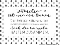 Familie ist wie ein Baum