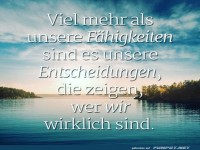 viel mehr als unsere Faehigkeiten