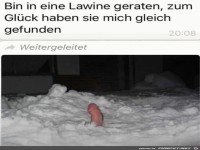 In einer Lawine