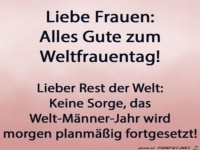 Das Welt-M�nner-Jahr