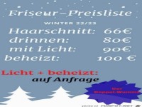 Friseur-Preisliste