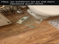 Die Waage hat aufgegeben