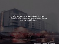 Keine Tre nochmal ffnen