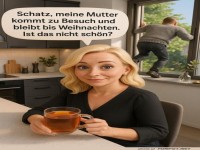 Wenn Schwiegermutters Besuch zur Flucht f�hrt