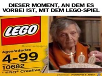 Du darfst nicht mehr mit Lego spielen
