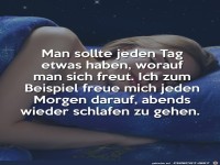 Freue mich auf Abends