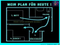Mein Plan fr heute
