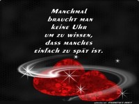 Manchmal braucht man keine Uhr