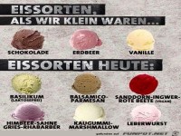 Neue Eissorten