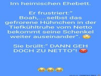 Im heimischen Ehebett...