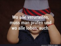 Wo alle verurteilen