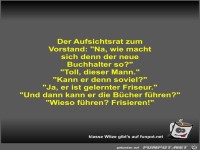 Der Aufsichtsrat zum Vorstand