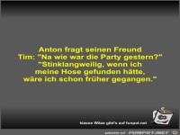 Anton fragt seinen Freund Tim