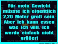 Gewicht und Gr��e im Vergleich