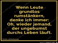 Grundlos rumst�nkern