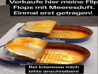 Verkauf von Flip-Flops mit Meeresduft