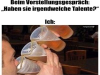 Kreative Trinkweise als Talent