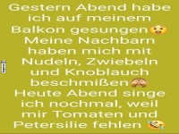 Balkonkonzert mit kulinarischen Highlights