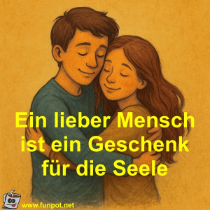 Ein-lieber-Mensch-ist-ein-Geschenk-für-die-Seele.png von Fossy