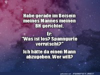 BH-Kom�die daheim! Wer will einen Mann?