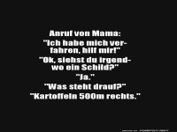 Mama und das Kartoffel-Navi