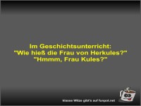 Im Geschichtsunterricht