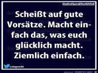 Scheit auf gute Vorsaetze...