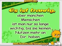 Es ist traurig