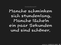 Manche schminken