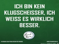 Ich bin kein Klugscheisser
