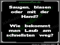 oder mit der Hand?