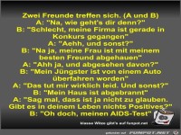 Zwei Freunde treffen sich