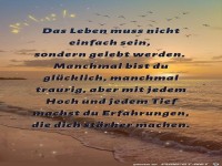 Das Leben mu nicht einfach sein