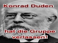 Duden hat die Gruppe verlassen