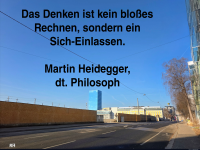 das denken ist kein blo�es