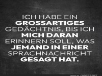 Memoiren des Sprachnachrichtvergessens