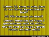 in der Schule....