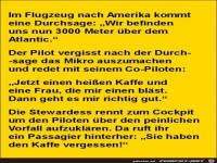 im Flugzeug nach Amerika......