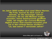 Im Jahre 2055 treffen sich zwei �ltere Herren