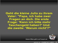 Geht die kleine Julia zu ihrem Vater