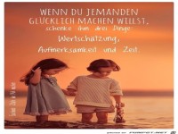 Wenn du jemanden glcklich machen willst