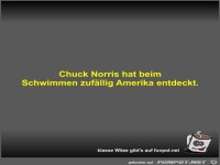 Chuck Norris hat beim Schwimmen zuf�llig Amerika entdeckt