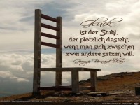 Gl�ck ist der Stuhl