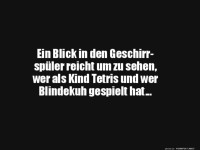 Ein Blick in den Geschirrspüler