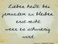 Lieben hei�t