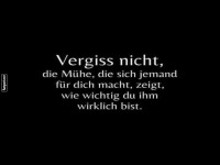 Wichtigkeit der M�he in Beziehungen