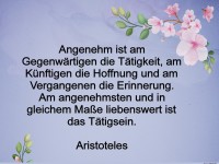 angenehm ist am gegenwrtigen